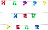 lichtsnoer Happy New Year 160 cm PVC 12 leds