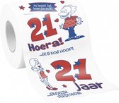 toiletpapier 21 jaar 10 x 9 cm papier wit