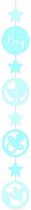 hangdecoratie Boy 15 cm papier blauw