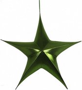 kersthanger ster Maria 110 cm textiel groen