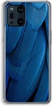 Case Company® - OPPO Find X3 Pro hoesje - Pauw - Soft Cover Telefoonhoesje - Bescherming aan alle Kanten en Schermrand