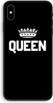 Case Company® - iPhone XS Max hoesje - Queen zwart - Biologisch Afbreekbaar Telefoonhoesje - Bescherming alle Kanten en Schermrand