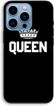 Case Company® - iPhone 13 Pro hoesje - Queen zwart - Biologisch Afbreekbaar Telefoonhoesje - Bescherming alle Kanten en Schermrand