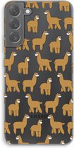 Case Company® - Samsung Galaxy S22 Plus hoesje - Alpacas - Soft Cover Telefoonhoesje - Bescherming aan alle Kanten en Schermrand