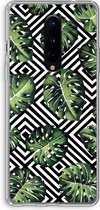 Case Company® - OnePlus 8 hoesje - Geometrische jungle - Soft Cover Telefoonhoesje - Bescherming aan alle Kanten en Schermrand