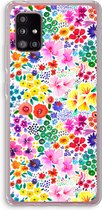 Case Company® - Samsung Galaxy A51 5G hoesje - Little Flowers - Soft Cover Telefoonhoesje - Bescherming aan alle Kanten en Schermrand