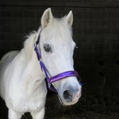 HB Halster Metallic - maat Cob - purple