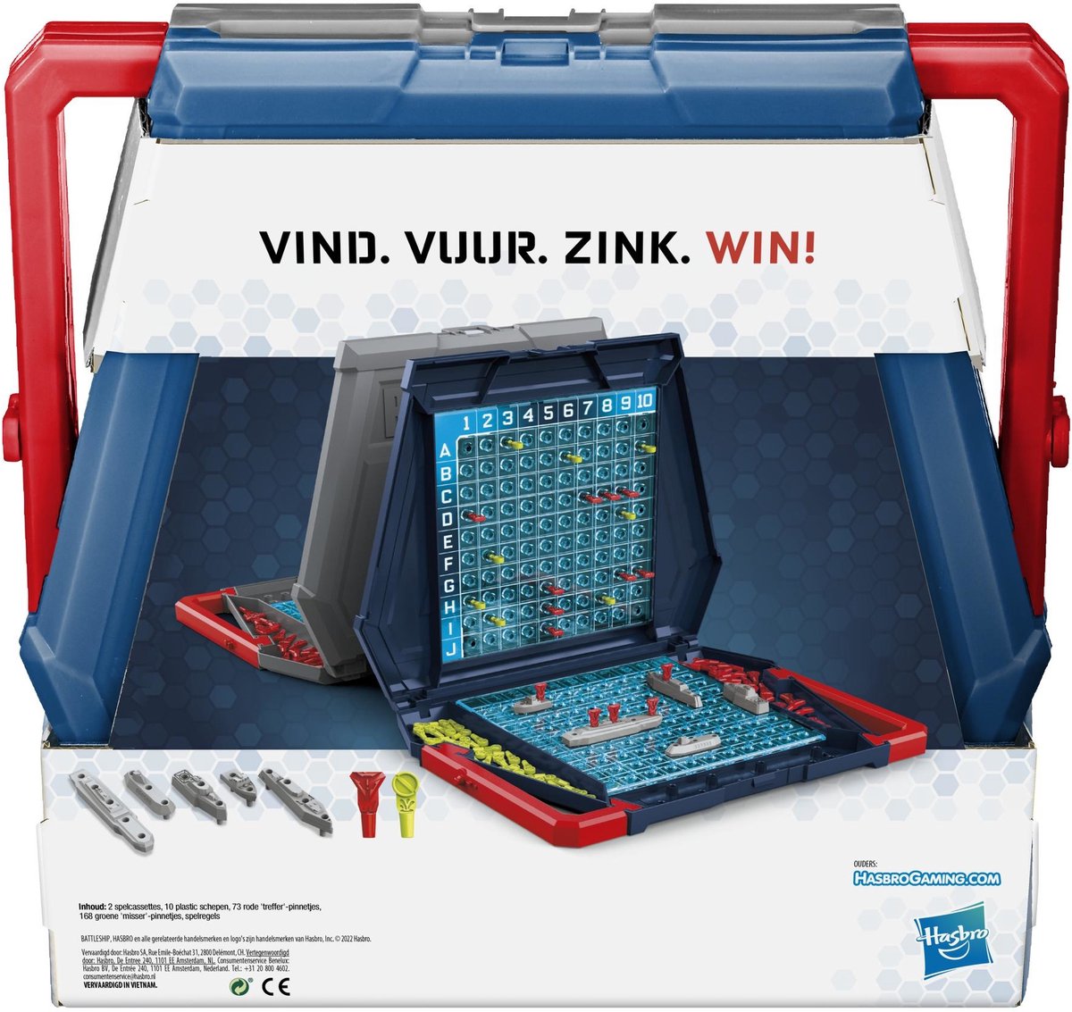 Zeeslag - Bordspel - Hasbro Gaming Classic - Battleship -Strategiespel voor kinderen — afbeelding 7