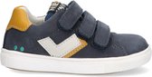 BunniesJR Laurens Louw Jongens Lage Sneakers - Blauw - Leer - Klittenband