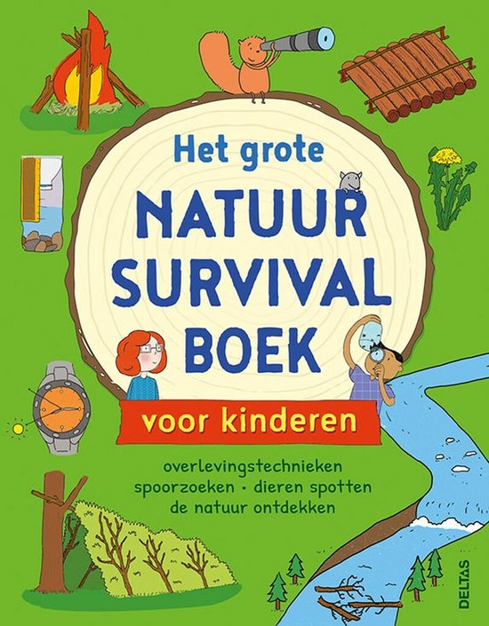 Boek cover Het grote natuur survivalboek voor kinderen van Chris Oxlade (Hardcover)
