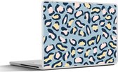 Laptop sticker - 12.3 inch - Panterprint - Pastel - Patronen - 30x22cm - Laptopstickers - Laptop skin - Cover