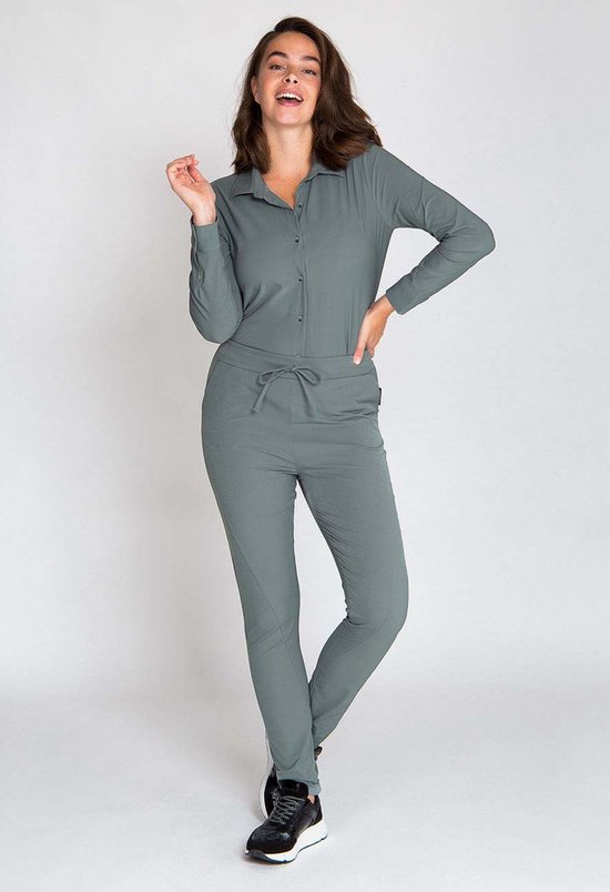 Grijze Broek Pantalon van Je m appelle Dames Travelstof Maat S 7 maten beschikbaar bol