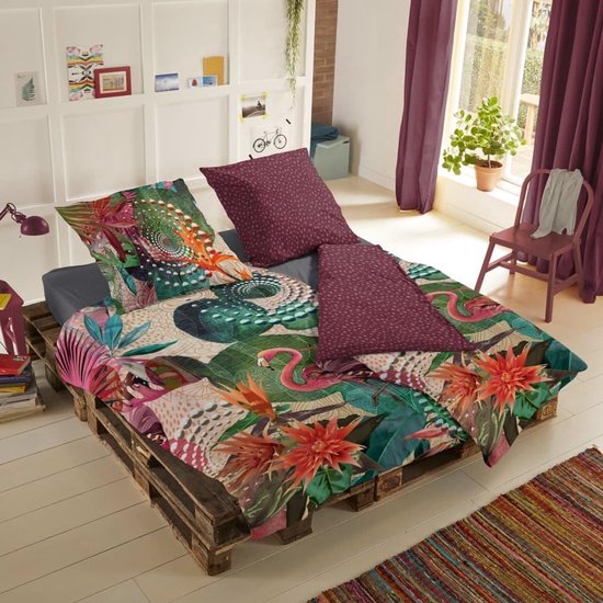HIP Sirke Dekbedovertrek Eenpersoons - 140x200/220 cm - Multi kleur van HIP — afbeelding 4