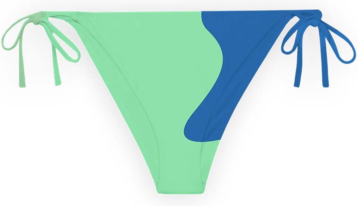 Sea'sons Official - Kleurveranderend - Triangle Bikinibroek - Blauw-Groen - XL