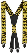 Snickers 9064 Bretels met Logo - Geel/Zwart - One size