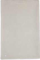 Jollein Crib Blanket Basic Knit 100x150cm - Nougat/ Coral Fleece