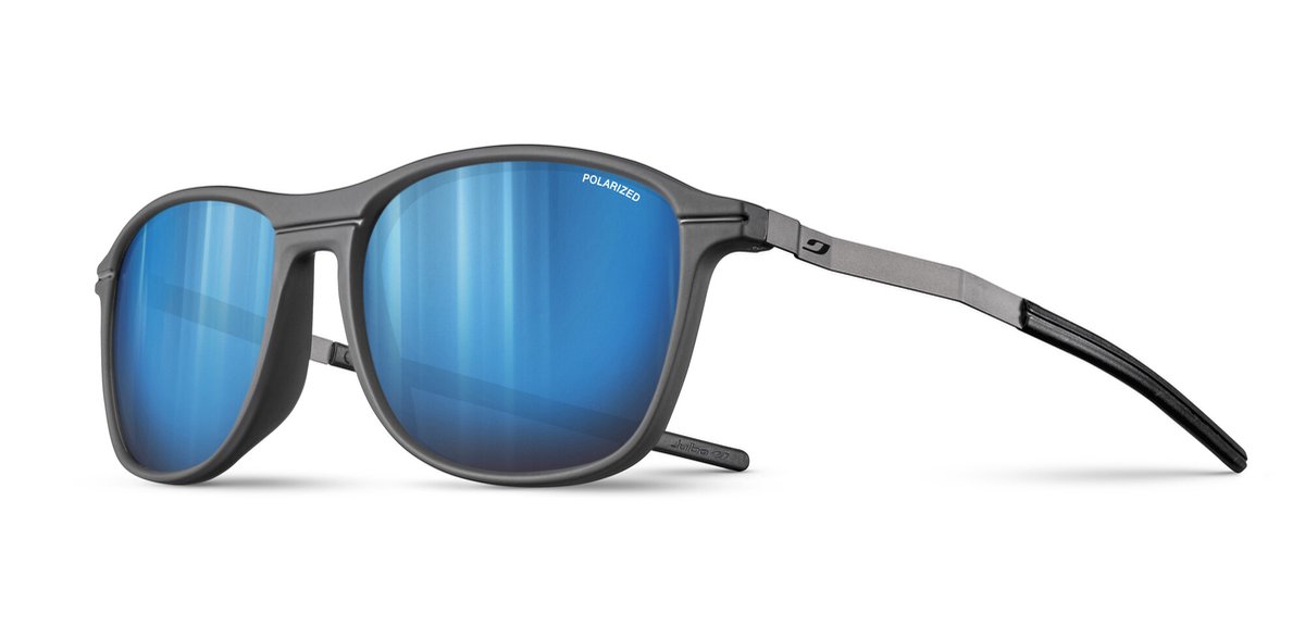 Julbo - UV Zonnebril voor heren - Fuse - Spectron 3 - Gepolariseerd - Zwart op zwart - maat L