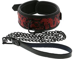 Dreamtoys Blaze deluxe halsband & riem - Rood