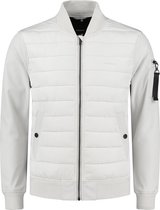 Purewhite -  Heren Regular Fit Softshell  Jas  - Grijs - Maat S