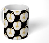 Mok - Koffiemok - Patronen - Appel - Pit - Mokken - 350 ML - Beker - Koffiemokken - Theemok