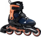 Bol.com Rollerblade Inlineskates - Maat 36-40 - Unisex - zwart/oranje/donker blauw aanbieding