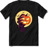 Halloween T-Shirt | Horror Liefhebber Kleding Kado Heren / Dames | Perfect Weerwolf , Monster , Vleermuis en Pompoen Cadeau Shirt | Grappige Zinnen, Spreuken en Teksten | Maat XXL