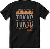 Tokyo - Akihabara | TSK Original & vintage | T-Shirt Heren - Dames | Zilver - Goud | Perfect Cadeau Shirt | Grappige Spreuken - Zinnen - Teksten | Maat L