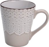 Beker - koffiemok - koffiekop - Stoneware - 340 ml - 4 stuks