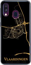 Coque Samsung Galaxy A40 - Vlaardingen - Carte - Or - Coque de téléphone en Siliconen