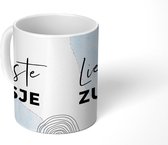 Mok - Quotes - Zusje - Liefde - 350 ML - Beker - Uitdeelcadeautjes - Mok met Tekst