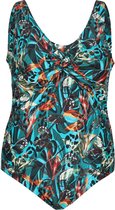 Paprika Dames Badpak met jungle- en luipaardprint - Zwempak - Maat 44