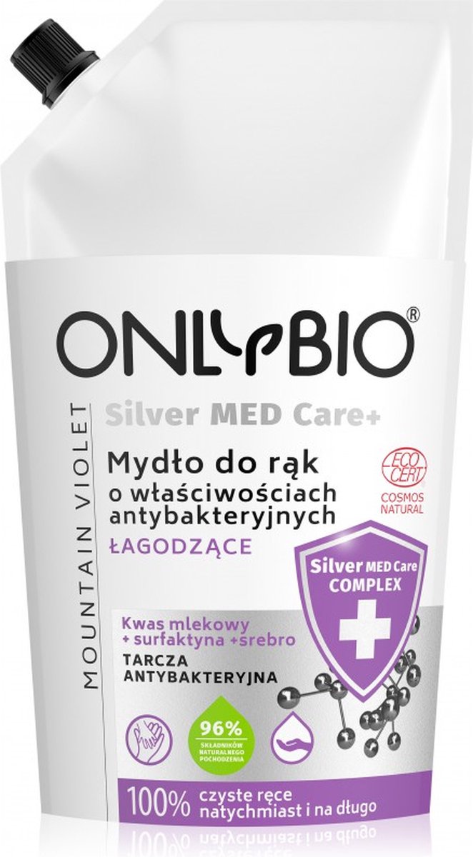 Onlybio - Silver Med Care+ Antibacterial Hand Soap Refill 500Ml