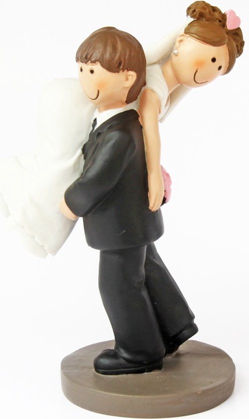 Groom Tilt Bride Figurine Mariage Couple Marié Homme Femme Mariage