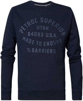 Petrol Industries Print Crewneck Heren - Maat L