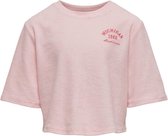 Only t-shirt meisjes - roze - KOGtara - maat 122/128