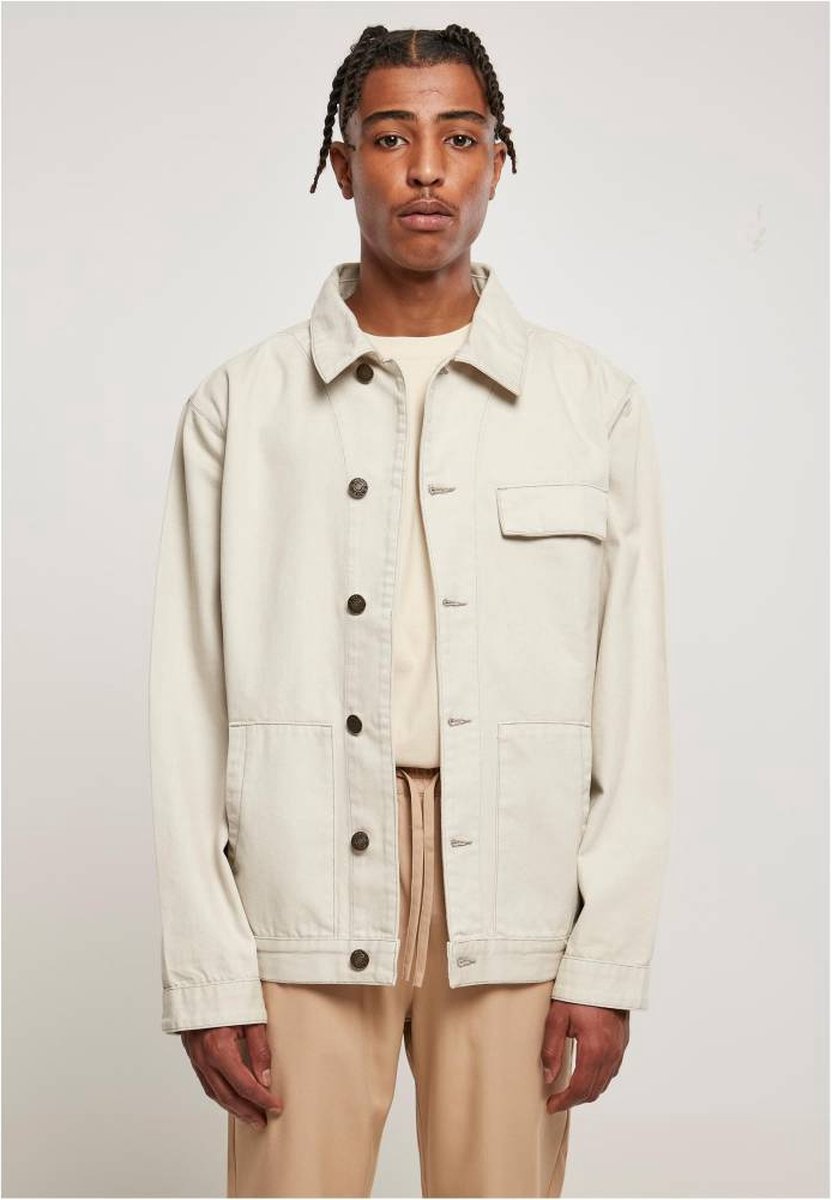 Urban Classics Painter’s Jacket Softseagrass-2XL Groen