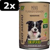 2x BIOF ORGANIC KALKOEN MENU 12X400GR