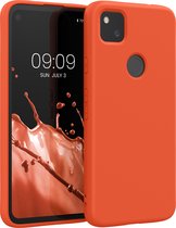 kwmobile telefoonhoesje voor Google Pixel 4a - Hoesje voor smartphone - Back cover in mandarijn oranje