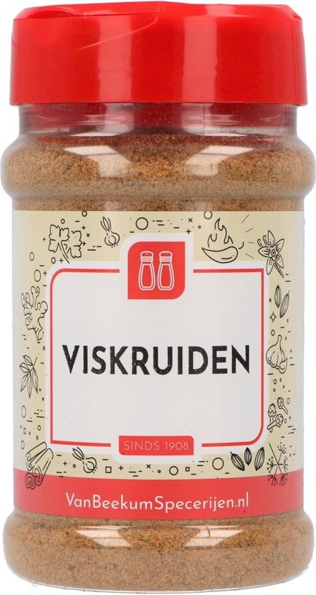 Van Beekum Specerijen - Viskruiden - Strooibus 250 gram