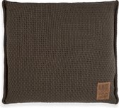 Sierkussen Jesse Knit Factory - Taupe Foncé - 50x50