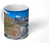 Mok - De Aletschgletsjer bij de Zwitserse Alpen - 350 ML - Beker - Uitdeelcadeautjes