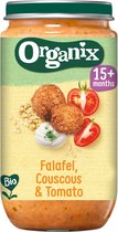 6x Organix Biologische Falafel, Couscous & Tomaat 15+ mnd 235 gr