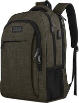 TRVLMORE Backpack XL - Sac à dos pour ordinateur portable 17,3 pouces - 36L - Résistant à l'eau - Vert