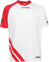 Patrick Victory Shirt Korte Mouw Heren - Wit / Rood | Maat: XXL