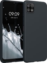 kwmobile telefoonhoesje voor Samsung Galaxy A22 5G - Hoesje voor smartphone - Back cover in bosbesblauw