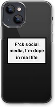 Case Company® - iPhone 13 mini hoesje - I'm dope - Soft Cover Telefoonhoesje - Bescherming aan alle Kanten en Schermrand