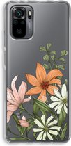 Case Company® - Xiaomi Redmi Note 10 Pro hoesje - Floral bouquet - Soft Cover Telefoonhoesje - Bescherming aan alle Kanten en Schermrand