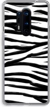 Case Company® - OnePlus 8 Pro hoesje - Zebra pattern - Soft Cover Telefoonhoesje - Bescherming aan alle Kanten en Schermrand