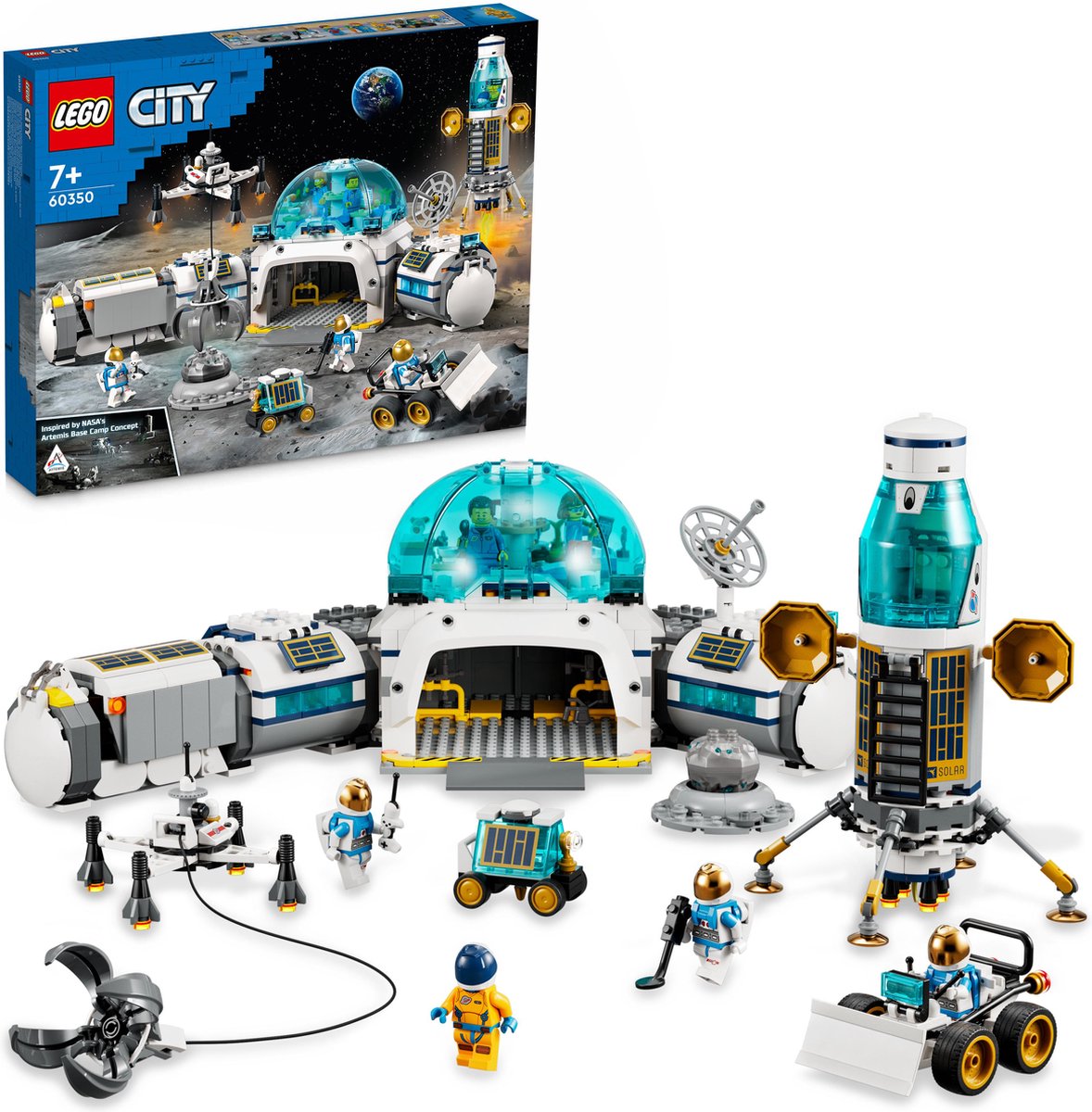 LEGO City Onderzoeksstation op de Maan - 60350 | bol.com
