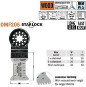 CMT - Multitoolzaagblad (Japanse vertanding) voor hout, 35mm - Zaagblad - Materiaal - Zagen - Hout - 5 Stuk(s)
